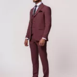 Костюм-тройка цвет марсала Каталог