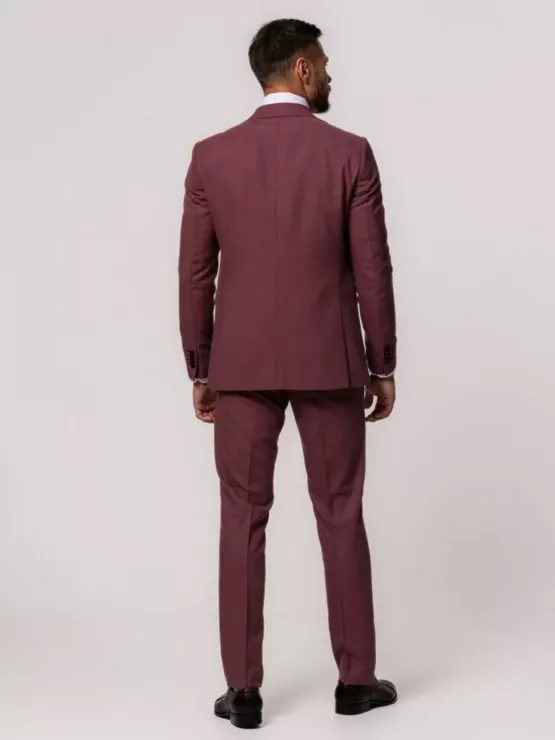 Костюм-тройка цвет марсала Каталог