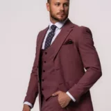 Костюм-тройка цвет марсала Каталог