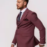 Костюм-тройка цвет марсала Каталог