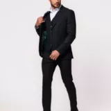 Костюм-тройка травяной оттенок Вечерние мужские костюмы