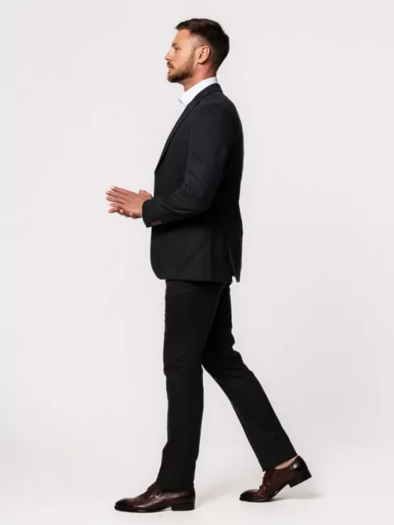 Костюм-тройка травяной оттенок Вечерние мужские костюмы