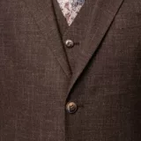 Костюм-тройка цвет молочный шоколад Вечерние мужские костюмы