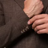 Костюм-тройка цвет молочный шоколад Вечерние мужские костюмы