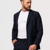 Костюм-двойка синий цвет, пиджак сюртук Каталог