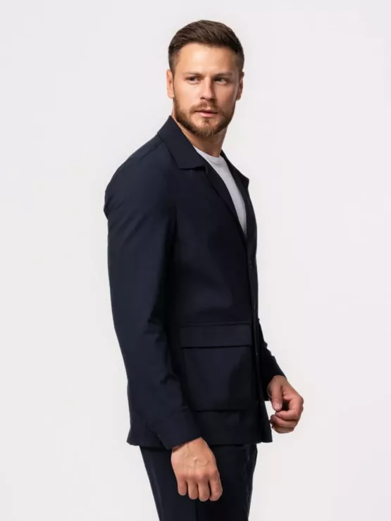 Костюм-двойка синий цвет, пиджак сюртук Каталог