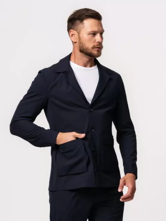 Костюм-двойка синий цвет, пиджак сюртук Каталог