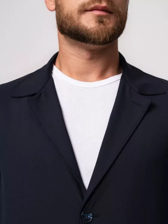 Костюм-двойка синий цвет, пиджак сюртук Каталог