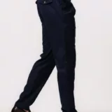 Костюм-двойка синего цвета в полоску Каталог