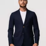 Костюм-двойка синего цвета в полоску Каталог