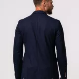 Костюм-двойка синего цвета в полоску Каталог