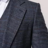 Костюм-тройка серого цвета в клетку Каталог