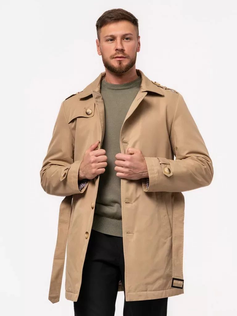 Плащ-тренч бежевый Каталог