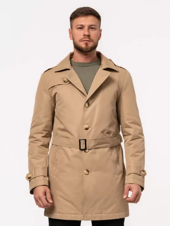 Плащ-тренч бежевый Каталог
