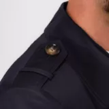 Плащ-тренч чернильно-синего цвета Каталог