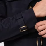 Плащ-тренч чернильно-синего цвета Каталог