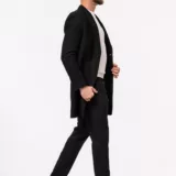 Пальто шерстяное черное Каталог