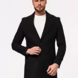 Пальто шерстяное черное Каталог