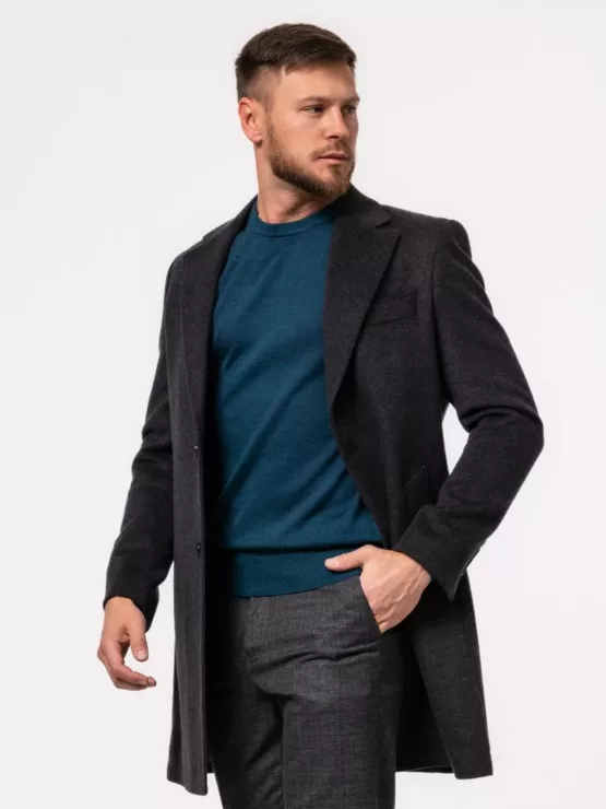 Пальто серый цвет Каталог