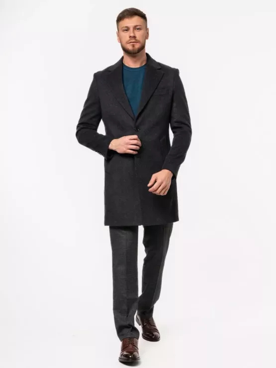 Пальто серый цвет Каталог