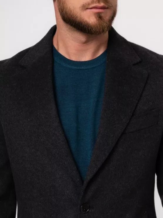 Пальто серый цвет Каталог