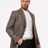 Пальто темно-бежевого цвета Каталог