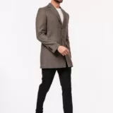 Пальто темно-бежевого цвета Каталог