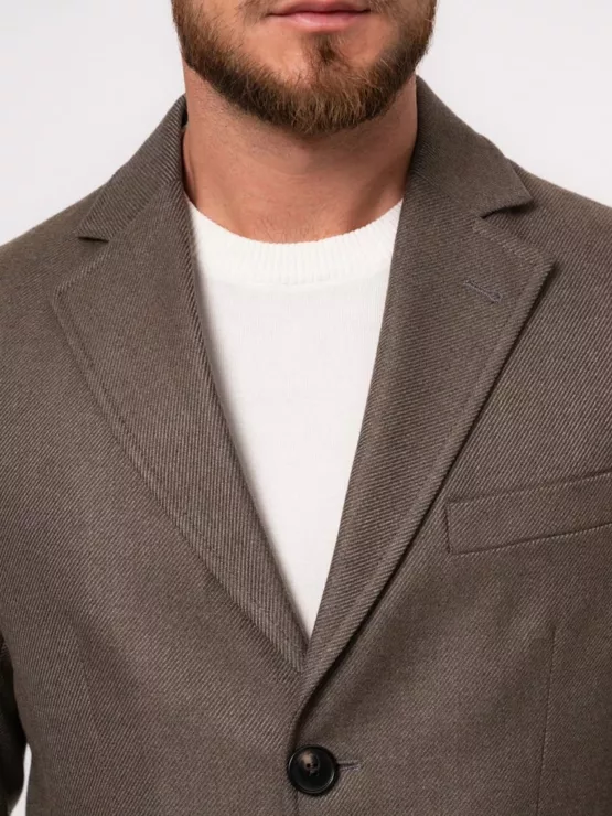 Пальто темно-бежевого цвета Каталог