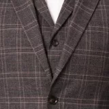 Костюм-тройка в клетку на высокий рост Каталог