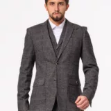 Костюм-тройка твидовый на высокий рост Каталог