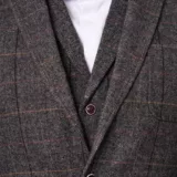 Костюм-тройка твидовый на высокий рост Каталог