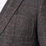 Костюм-тройка твидовый на высокий рост Каталог