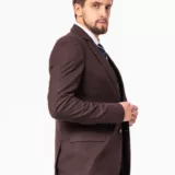 Костюм-тройка коричневого цвета на высокий рост Каталог