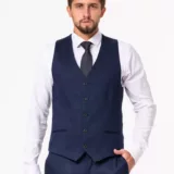 Костюм-тройка синего цвета на высокий рост Каталог