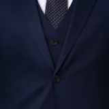 Костюм-тройка синего цвета на высокий рост Каталог