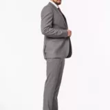 Костюм-тройка серого цвета на высокий рост Каталог