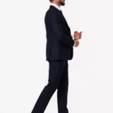 Костюм-тройка темно-синего цвета в клетку Каталог