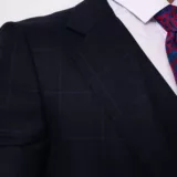 Костюм-тройка темно-синего цвета в клетку Каталог
