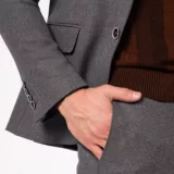 Костюм-двойка матово-серого цвета Каталог