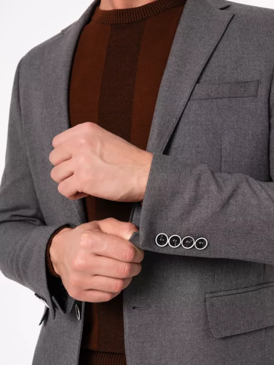 Костюм-двойка матово-серого цвета Каталог