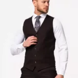 Костюм-тройка цвет молочный шоколад Каталог