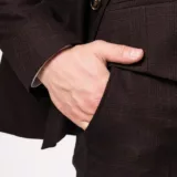 Костюм-тройка цвет молочный шоколад Каталог