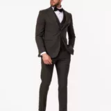 Костюм-тройка болотный цвет Каталог