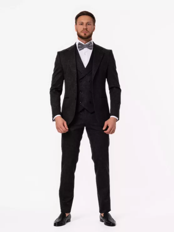 Костюм-тройка графитовый цвет Каталог