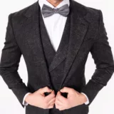 Костюм-тройка графитовый цвет Каталог