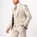 Костюм-тройка светло-фисташковый Каталог