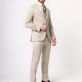 Костюм-тройка светло-фисташковый Каталог