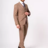 Костюм-тройка пшеничный оттенок Каталог