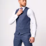 Костюм-тройка светло-синего цвета Каталог