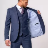 Костюм-тройка светло-синего цвета Каталог